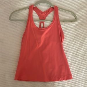 Pink lululemon tank